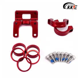 Lb-hbr03 Kke Red Handlebar Risers Kit Clamp Pad Fit Sur Ron Light Bee X Talaria Sting Mx3