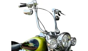 Kwh-02-0590-c Klock Werks Pullback Klip Hanger Handlebar - 19 Inch Chrome Kwh-02-0590-c Klock Werks Pullback Klip Hanger Handlebar - 19 Inch Chrome
