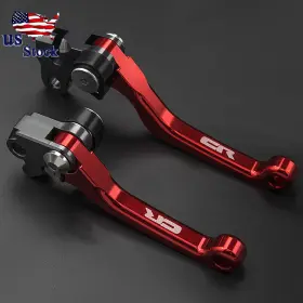 Fx-ts-02030-20230104-z-41 Krace For Honda Cr125r/250r 1992-2000 2001 02 03 Cnc Red Dirt Bike Brake Clutch Lever