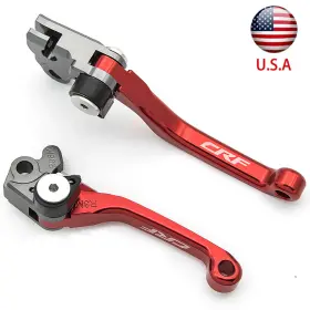Fx-yyc-147-ks-220505-10 Krace Cnc Dirt Bike Pivot Brake Clutch Levers For Honda Crf250f 2019-2020 2021 2022 Us