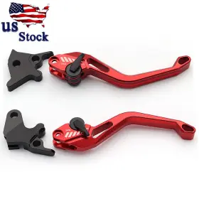 Kr-5d168-rzm2e-201202-m-5121 Krace Cnc 3d Rhombus Brake Clutch Lever For Yamaha Yfm700 Raptor 700r 2007-2018 Red