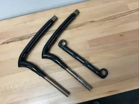 Kst-3sh12hg Kst Kustoms 1.5 Inch Spearhead Handlebars For Harley W 1 1/4 Clamp 12 Rise