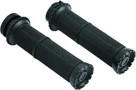 3582 Kuryakyn Riot Grips Dual Cable Satin Black For Powersports Vehicles