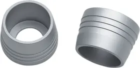 3828 Kuryakyn Lodestar Handlebar Sliders Silver Bar Ends Pair