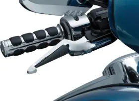 Kuryakyn 5736 Mechanical Brake/clutch Lever Set Chrome For 17-20 Hd Flh Flt Flrt