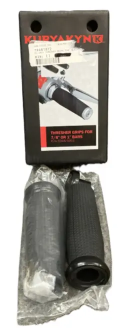 5948-5951 Kuryakyn New 5951 Satin Black Thresher Grips For 7/8 Inch Or 1 Handlebars 5948-5951 Kuryakyn New 5951 Satin Black Thresher Grips For 7/8 Inch Or 1 Handlebars