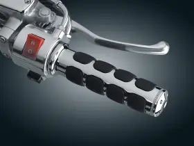 6190 Kuryakyn Iso Grips Metric Chrome 6190 Kuryakyn Iso Grips Metric Chrome