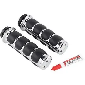 6227 Kuryakyn Standard Iso Hand Grips Chrome For Harley Tbw 08-23 Softail 18-23 6227 Kuryakyn Standard Iso Hand Grips Chrome For Harley Tbw 08-23 Softail 18-23
