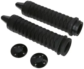 6333 Kuryakyn Black Braided Grips With Dual Cable Throttle Control 6333 Kuryakyn Black Braided Grips With Dual Cable Throttle Control