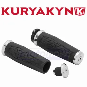 6142 Kuryakyn Mn/6142 Hex Grips For 1984-2007 Harley Davidson Fxst Softail Standard - Rh 6142 Kuryakyn Mn/6142 Hex Grips For 1984-2007 Harley Davidson Fxst Softail Standard - Rh