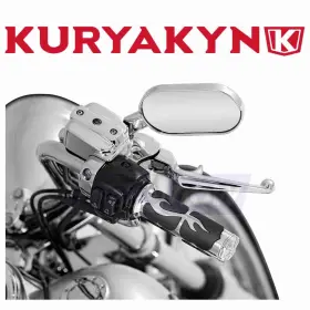 Kuryakyn Mn/s84s Iso Flame Grips For 1999-2002 Victory V92c Standard Cruiser - Iv