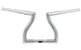 La-7317-12 La Choppers 1.5 Inch Chrome Thresher Handlebar With 12 End Rise