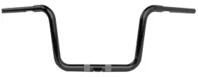 La-7324-10b La Choppers Handlebar - Twin Round 10 Inch Black