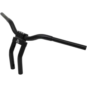 La-7336-08b La Choppers Black 11 Inch Kage Fighter Handlebar With Pullback