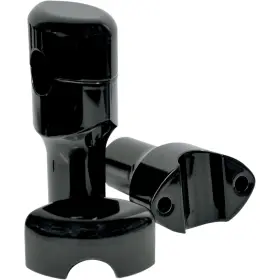 La-7402-03b La Choppers Black 3 Inch Smooth Risers For 1 Handlebars La-7402-03b La Choppers Black 3 Inch Smooth Risers For 1 Handlebars