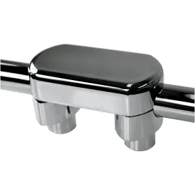 La-7442-01 La Choppers Chrome 1-1/2 Inch Risers With Solid Top