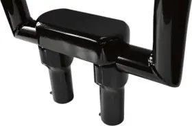 La-7446-04b La Choppers Gloss Black 4 Inch Top Clamp Hefty Handlebar Risers - La-7446-04b La Choppers Gloss Black 4 Inch Top Clamp Hefty Handlebar Risers -
