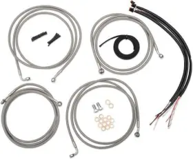 La-8012kt2-13 La Choppers Complete Handlebar Cable/brake And Clutch Line/wire Kit La-8012kt2-13 La Choppers Complete Handlebar Cable/brake And Clutch Line/wire Kit