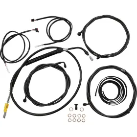 La-8058kt3-16m La Choppers Cable Kit - 15 Inch 17 Ape Hanger Handlebars Abs Midnight