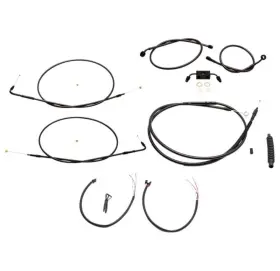 Kit-midnight-la-8231kt2-16m La Choppers La-8231kt2-16m Complete Handlebar Cable And Brake Line