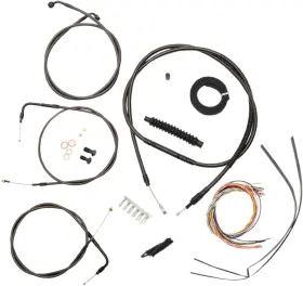 La-8300kt2-16m La Choppers Midnight Complete Cable Kit For 15 Inch -17 Bars