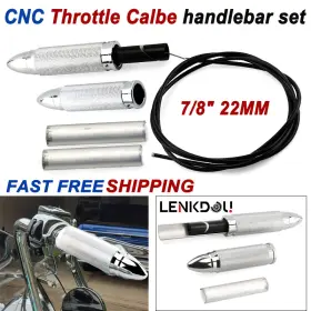 Mp05-011-0003c-22mmid Lenkdou 22mm Internal Throttle Controls Handlebar Grips Hidden Control Sleeve Universal
