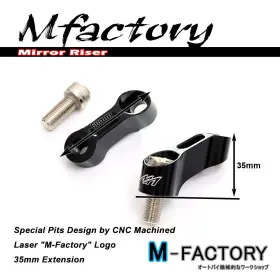 Rmdmryma02bkus077 M-factory Black Rearview Mirror Riser Extender For Yamaha Xj6 N 2013-2016 Rmdmryma02bkus077 M-factory Black Rearview Mirror Riser Extender For Yamaha Xj6 N 2013-2016