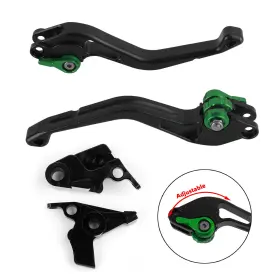 M543-b037-grn Madhornets New Short Clutch Brake Lever Fit For Kawasaki Er-6n Ninja 650r/er-6f Versys Yu