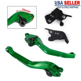 M543-d068-grn Madhornets Cnc Short Clutch Brake Lever Fit For Ducati Hypermotard 821 939 Sp Ue
