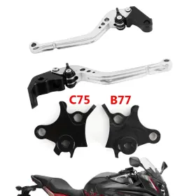 M543-l087-silver Madhornets Us Motorcycle Long Clutch Brake Lever Fit For Bmw R1200gs Adventure Lc 14-18