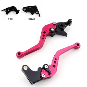 M543-s035-red Madhornets Short Brake Clutch Levers For Kawasaki Zx10r 2006-2014 Zx6r Z1000 2007-14 Red T9 M543-s035-red Madhornets Short Brake Clutch Levers For Kawasaki Zx10r 2006-2014 Zx6r Z1000 2007-14 Red T9
