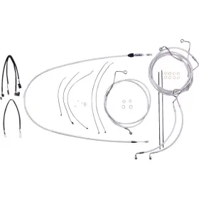 Ape-3871211 Magnum 3871211 Sterling Chromite Ii Handlebar Install Kit For 12in-14 Inch