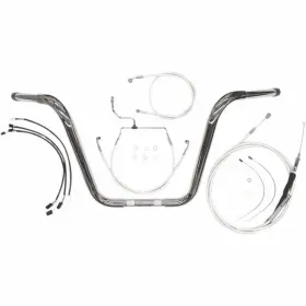 38844-116 Magnum Caliber Ape Hanger Handlebar Installation Kit - 16 Inch Chro 38844-116 Magnum Caliber Ape Hanger Handlebar Installation Kit - 16 Inch Chro