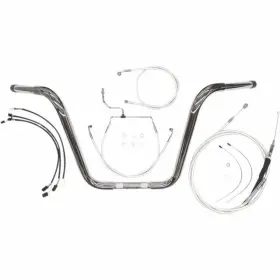 38878-114 Magnum Caliber Ape Hanger Handlebar Installation Kit - 14 Inch Chrome 38878-114 Magnum Caliber Ape Hanger Handlebar Installation Kit - 14 Inch Chrome