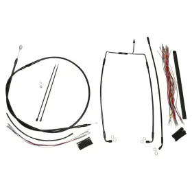 486301 Magnum Black Vinyl Xr Handlebar Installation Kit With Fittings For