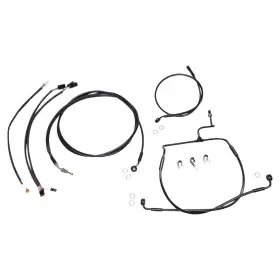 486831 Magnum Black Xr Handlebar Installation Kit With Fittings For