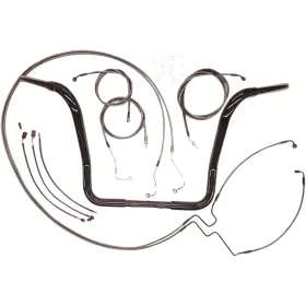 48884-214 Magnum Black Pearl Handlebar And Installation Kit 48884-214 Magnum Black Pearl Handlebar And Installation Kit