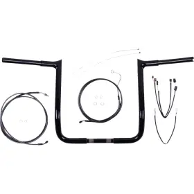 48888-412 Magnum Handlebar Kit - Viking 12 Inch Black Pearl 48888-412 Magnum Handlebar Kit - Viking 12 Inch Black Pearl