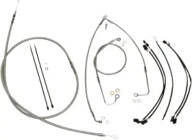 589782 Magnum Stainless Xr Handlebar Installation Kit For Use With 15 Inch -17 Ape Hangers