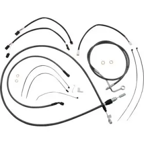 15in-17 Magnum 7871152 Karbonfiber Handlebar Installation Kit For Inch Ape -