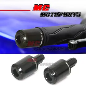 Bmhbe3rbkfzpn23022 Mc Motoparts Atom Black Bar End Cap Plugs For Yamaha Mt-10 Fz-10 17 18 19 20 21