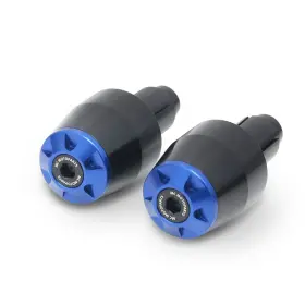 Mc1behbufzpn2024015 Mc Motoparts Storm Cnc Blue Bar Ends For Yamaha Fz1 Fazer S 1000 01 02 03 04 05 06 07 -mc