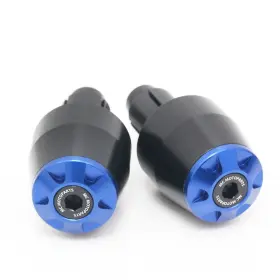 Mcrcbehbusn24093 Mc Motoparts Anodized Blue Bar Ends Pair Storm For Suzuki Gsx-r 600 11 12 13 14
