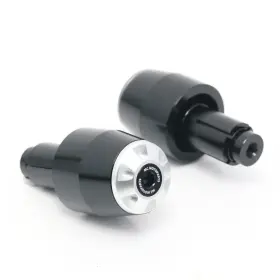 Mcrcbehsisn24058 Mc Motoparts Anodized Silver Bar Ends Pair Storm For Multistrada Ds 1000 Mts 1100 S 04 05