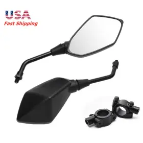 Mic-bsm-023 Mictuning 7/8 Inch Motorcycle Rearview Side Mirrors Handle Bar End Foldable Universal Bike Usa Mic-bsm-023 Mictuning 7/8 Inch Motorcycle Rearview Side Mirrors Handle Bar End Foldable Universal Bike Usa