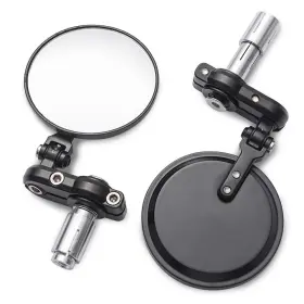 Mic-hbsm-190 Mictuning 7/8 Inch Rearview Side Mirrors Round Foldable Handle Bar For Motorcycle Motorbike Us Mic-hbsm-190 Mictuning 7/8 Inch Rearview Side Mirrors Round Foldable Handle Bar For Motorcycle Motorbike Us