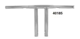 40185 Mid Usa Club T Drag 10 Inch Ape Hanger Handlebars Chrome For Harley Softail Dyna Fxd 40185 Mid Usa Club T Drag 10 Inch Ape Hanger Handlebars Chrome For Harley Softail Dyna Fxd