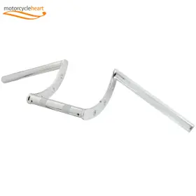 Mc1066524yc Mitoharet Chrome Motorcycle 1ftft Handlebars Z Bar Drag Bars For Yamaha Suzuki Honda Touring