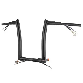 Mokfxbcx068 Mokitdora Prewired Sportster Dyna Softail Handlebar 14 Inch Rise Ape Hanger For Harley 96-06 Mokfxbcx068 Mokitdora Prewired Sportster Dyna Softail Handlebar 14 Inch Rise Ape Hanger For Harley 96-06
