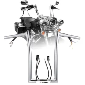 Mokfxbcx191 Mokitdora Road King 16 Inch Prewired Handlebar For 2007-2013 Harley Sportster Fat Boy Heritage